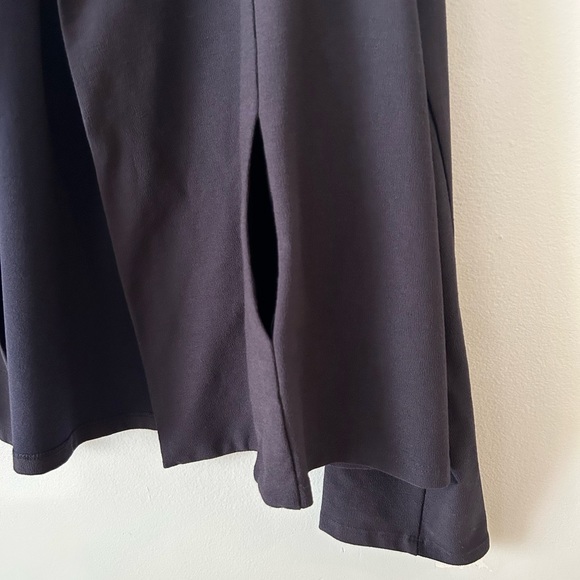 Eileen Fisher Short Jacket Stretch Crepe Ink Navy Color Large NWT - Picture 7 of 10